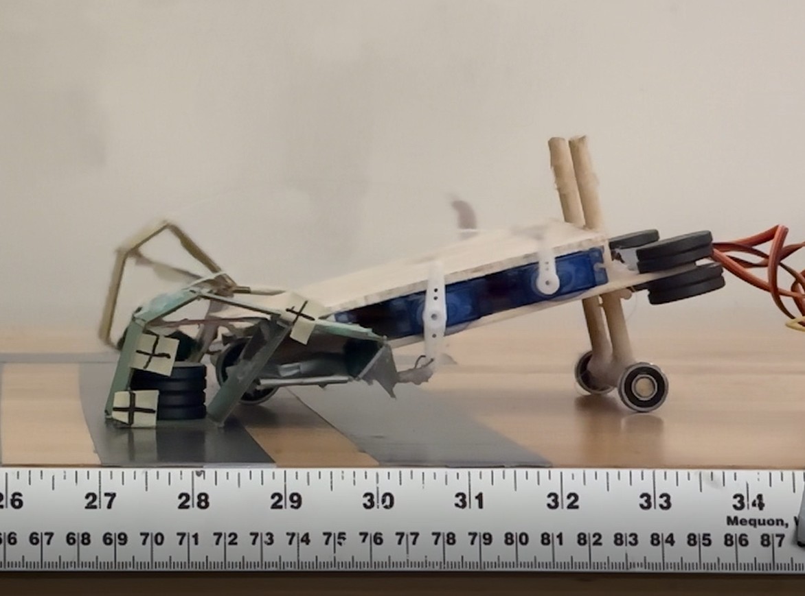 Soft-Robotic Ostrich prototype