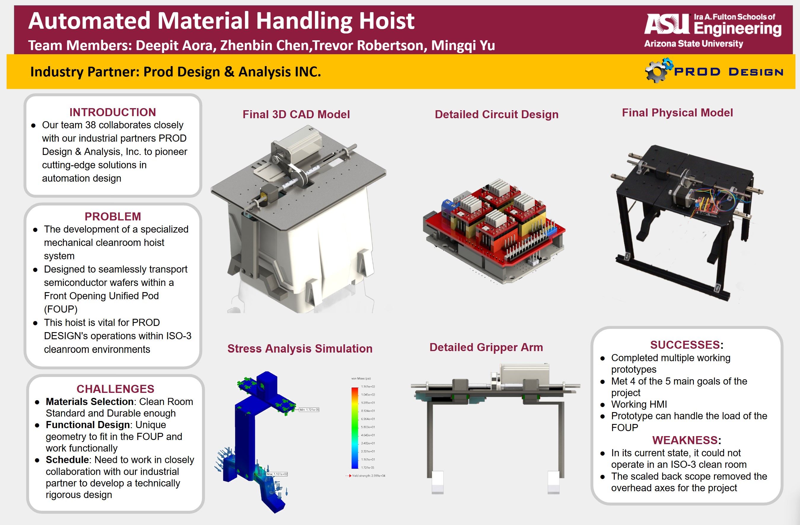 Wafer hoist prototype rendering